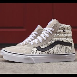 Disney Dalmatian high top sk8-hi vans
